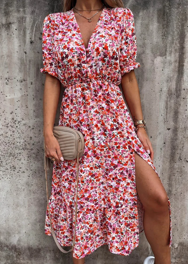 Robe longue champêtre