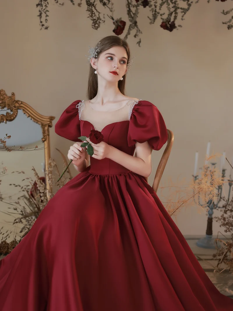 Robe de bal princesse Cendrillon marron