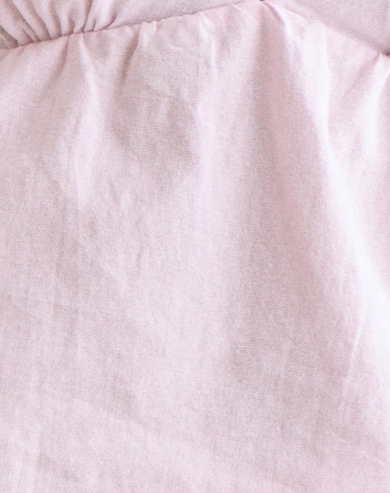 Eldana Halter Top in Light Pink
