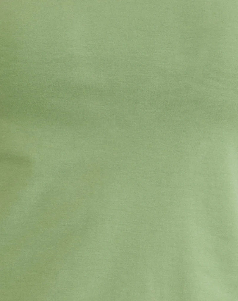 Klazari Top in Jersey Sage Green