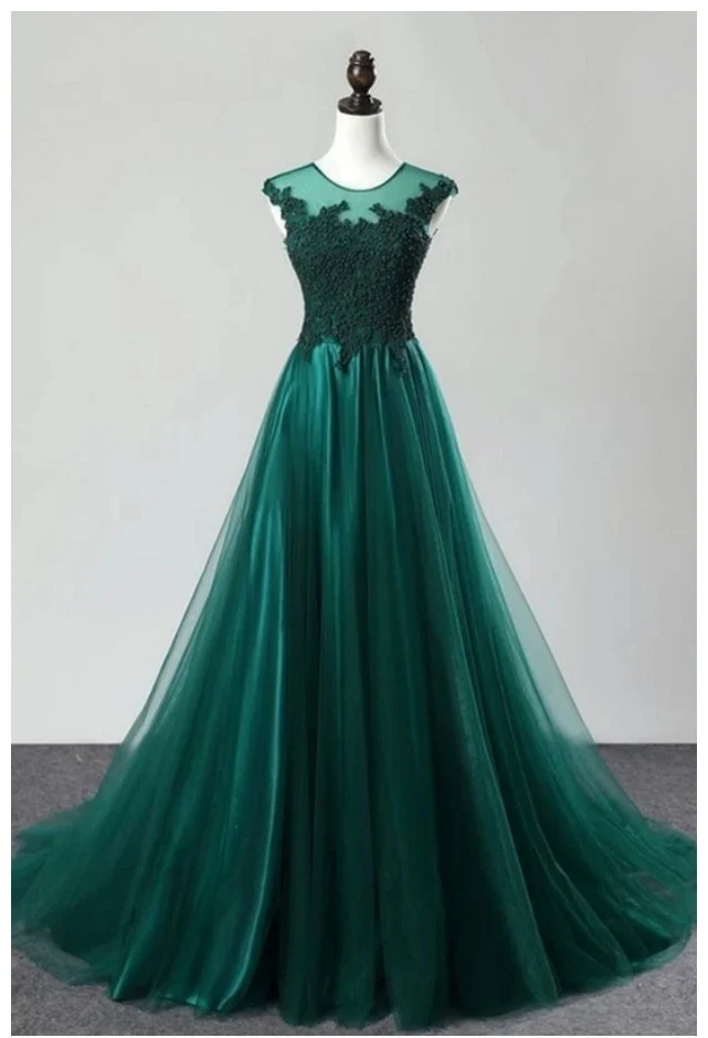 Robe de bal vert émeraude pour robe de bal douce 16ème