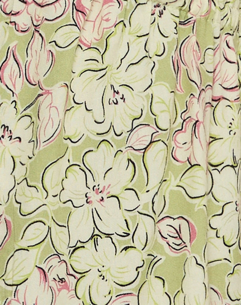 Top Ronia en Blooming Lily Green