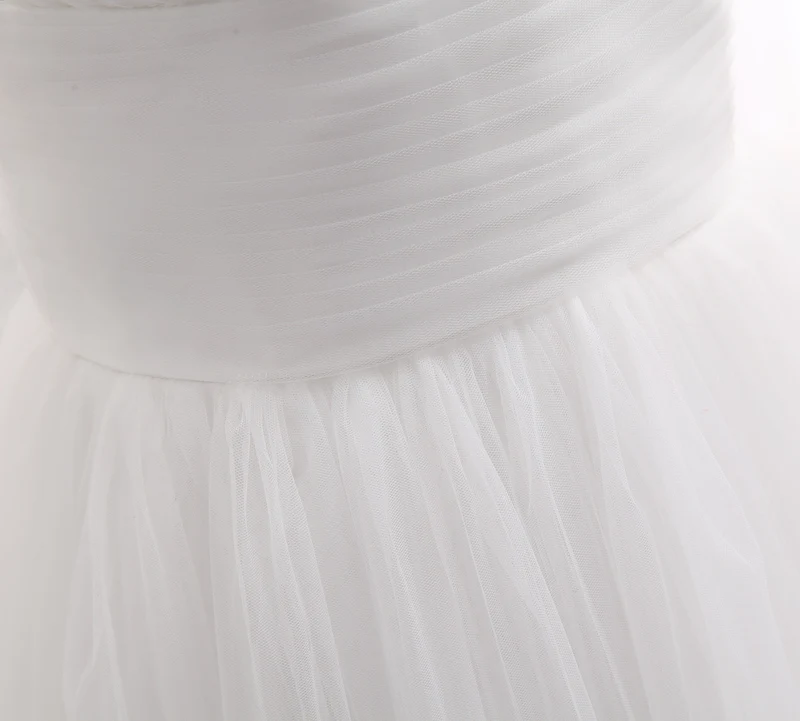 Coupe trapèze fluide romantique en tulle robe de mariée de plage bohème avec jupe superposée en tulle #21011216
