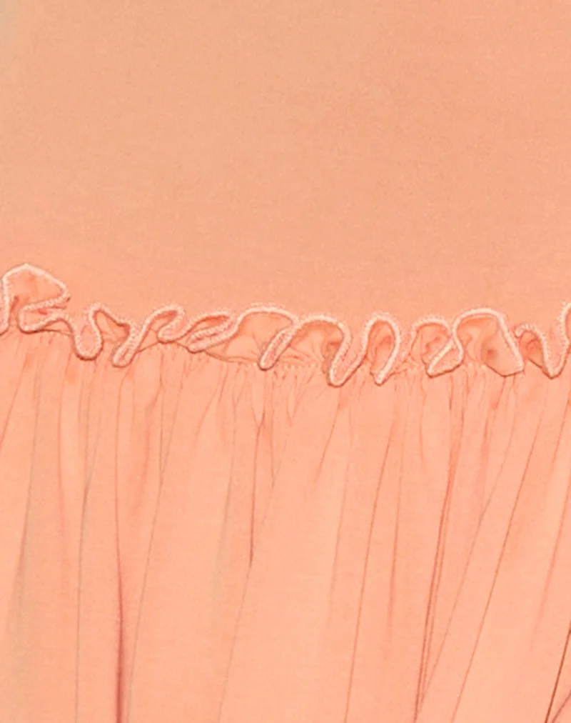 Mini robe Cami Suvi en corail