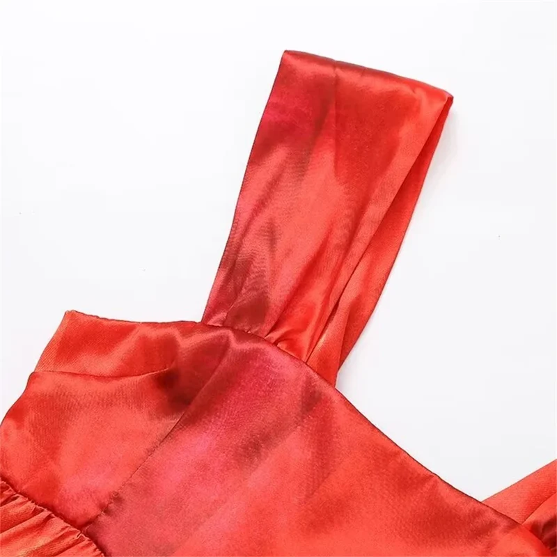 Robe Longue Ample Rouge
