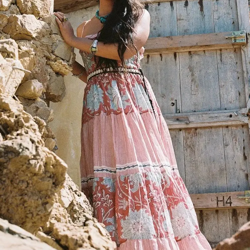 Robe Terracotta Boheme Bustier