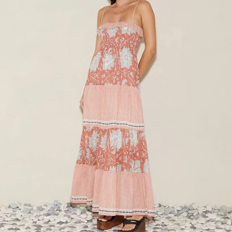 Robe Terracotta Boheme Bustier