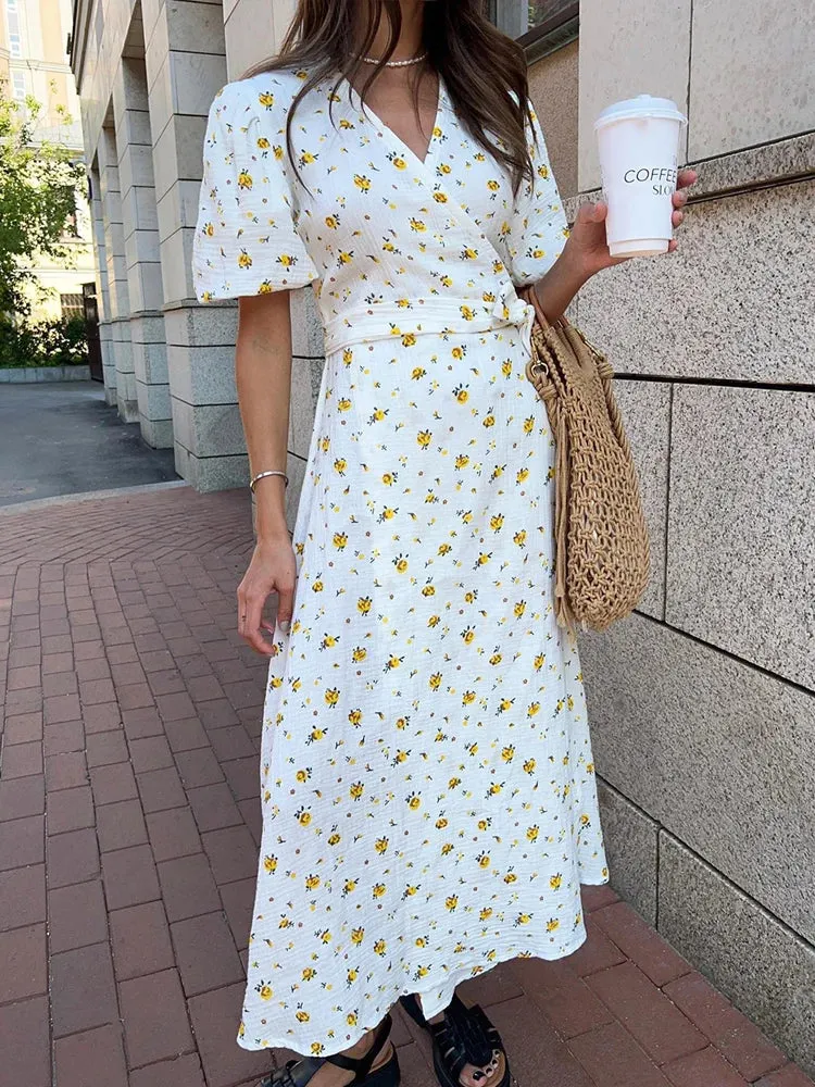 Robe Midi Fendue pour Femme
