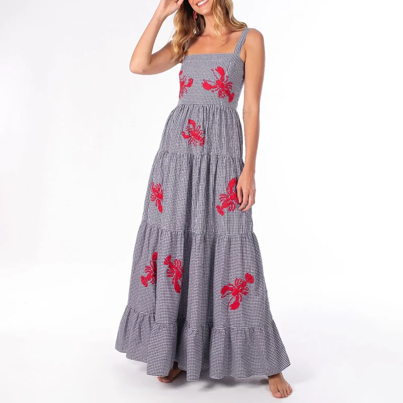 Robe a Carreaux Boho
