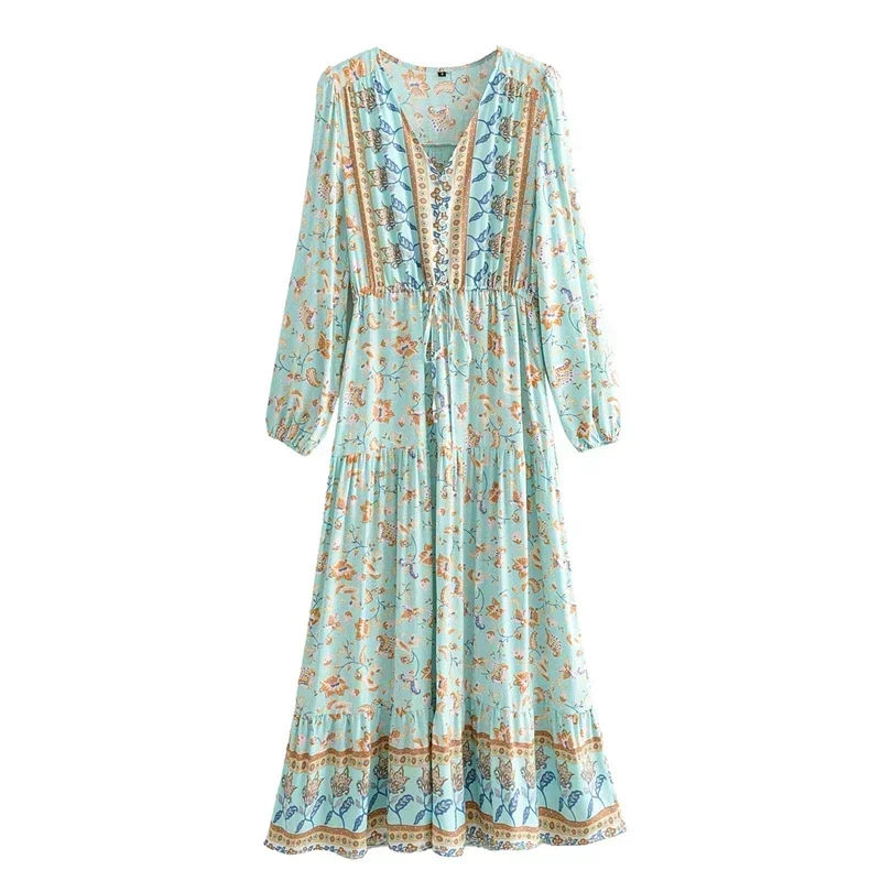Robe Longue Bohème Femme