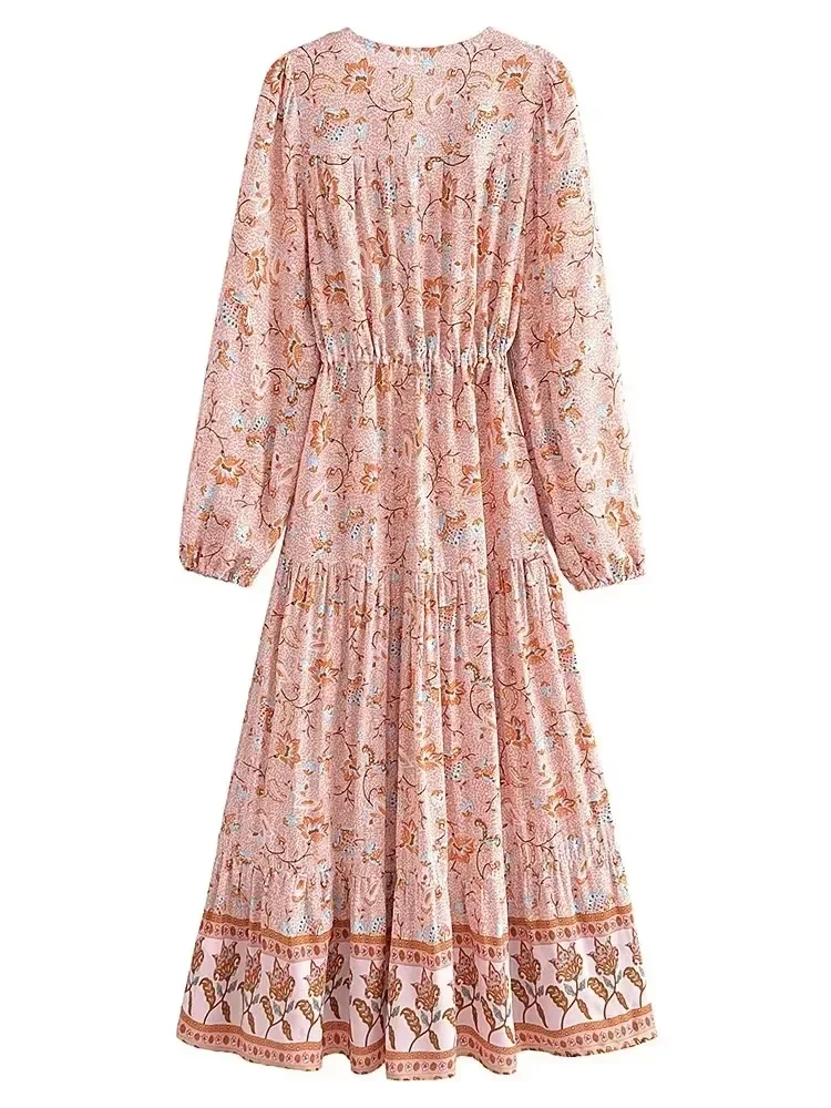 Robe Longue Bohème Femme