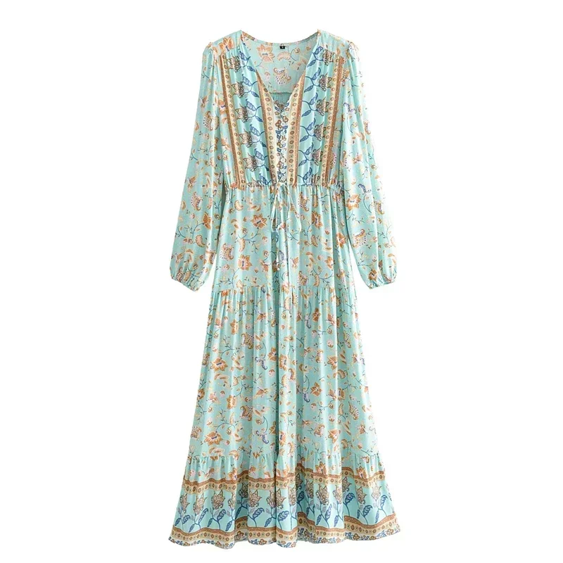 Robe Longue Bohème Femme