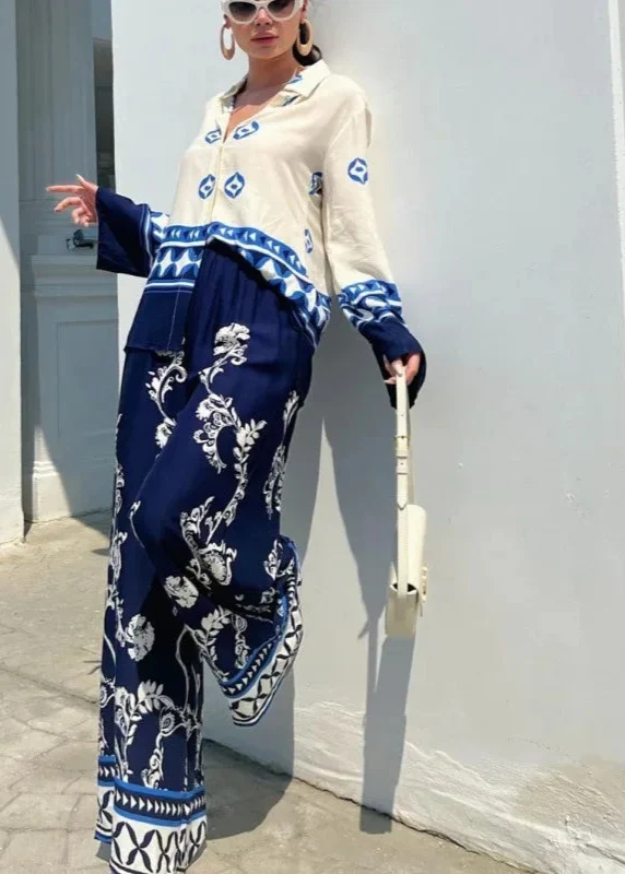 Ensemble Pantalon Satin Chic