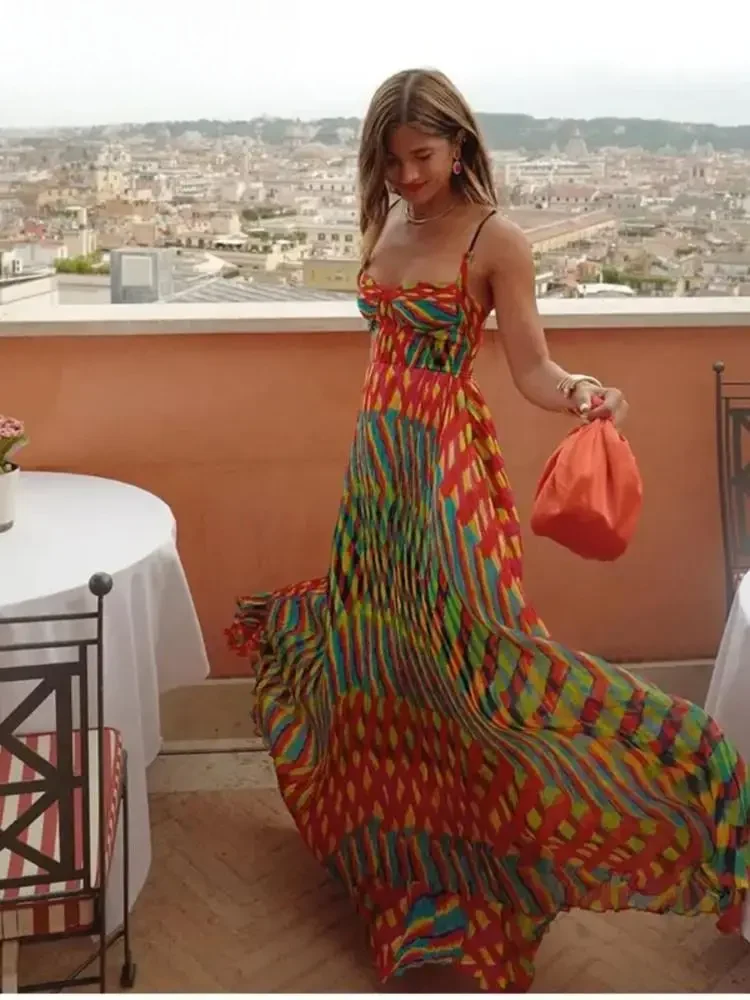 Robe Ete Imprimé Coloré