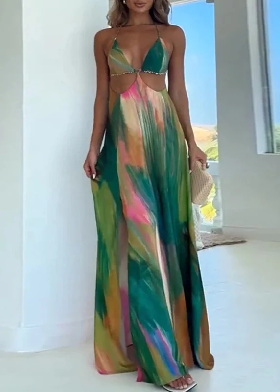 Robe Verte Dos Nu
