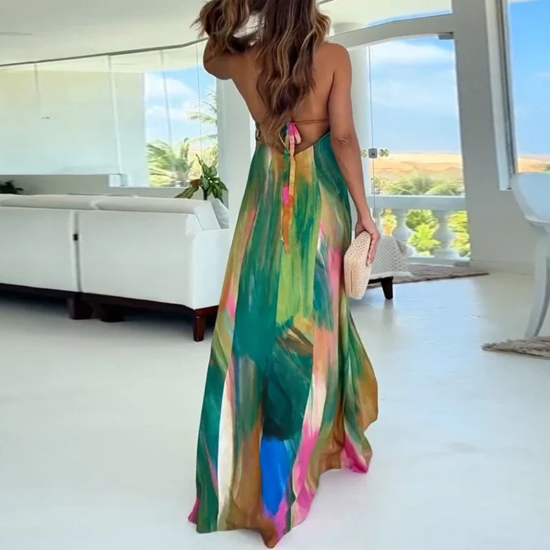 Robe Verte Dos Nu