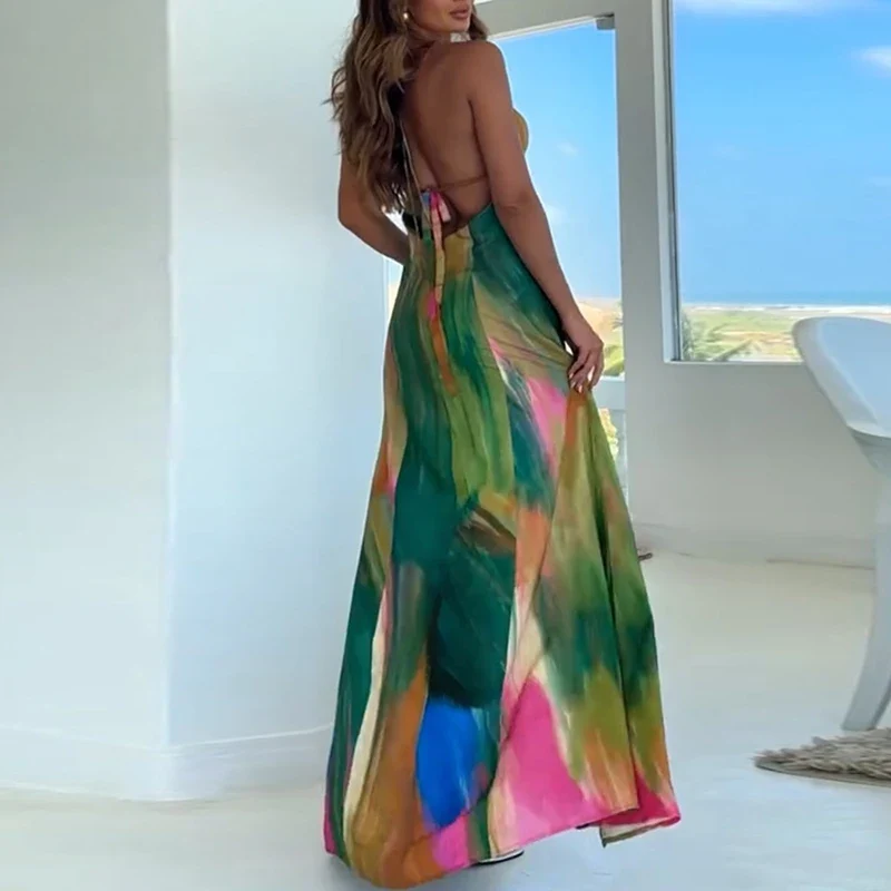 Robe Verte Dos Nu