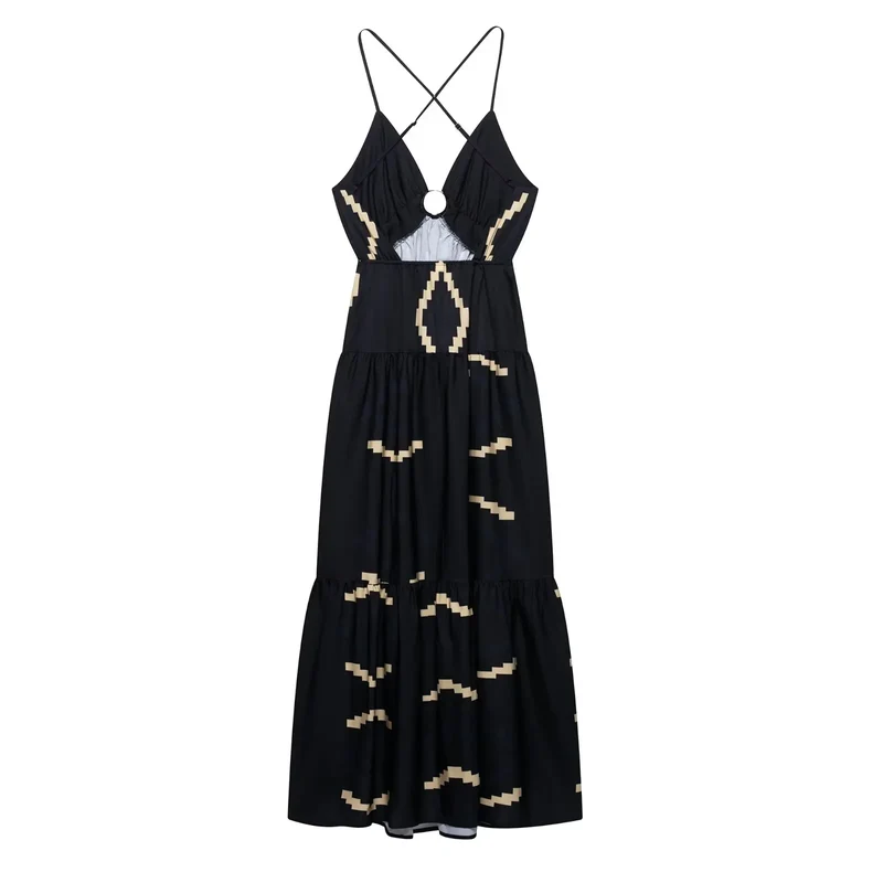 Robe de plage noire