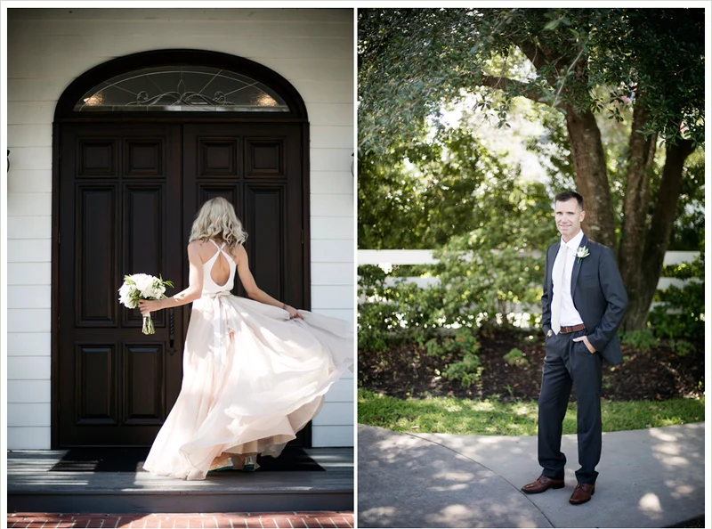 Halter Boho Rustique Moderne Robe de mariée deux pièces | Séparations de mariée uniques et abordables