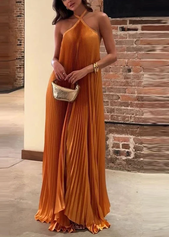 Robe Ete Terracotta Dos Nu