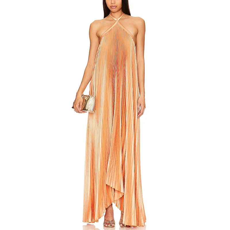 Robe Ete Terracotta Dos Nu