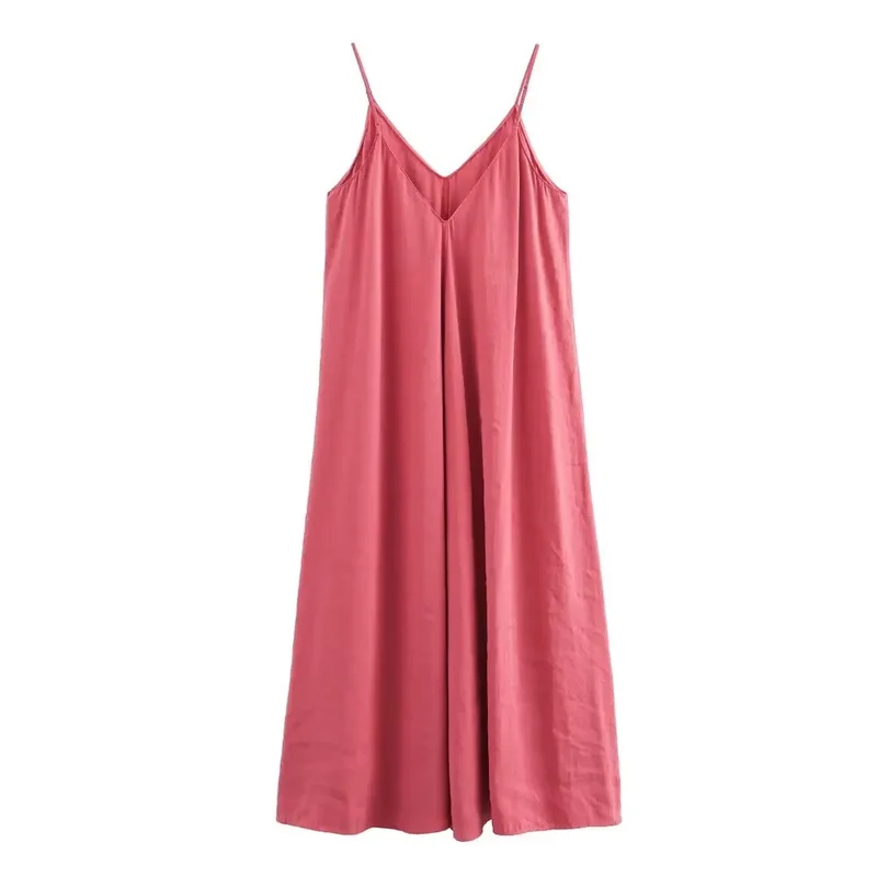 Robe a Bretelles Rose