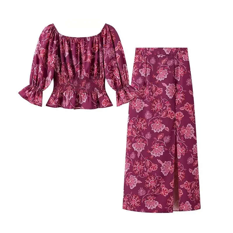 Ensemble Jupe Taille Haute