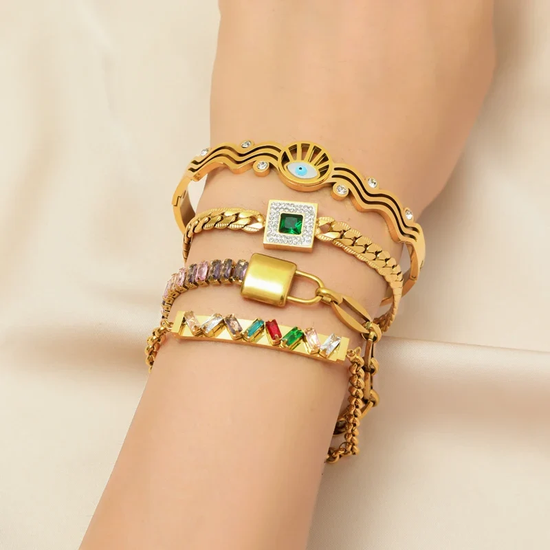 Bracelet Aztèque Doré