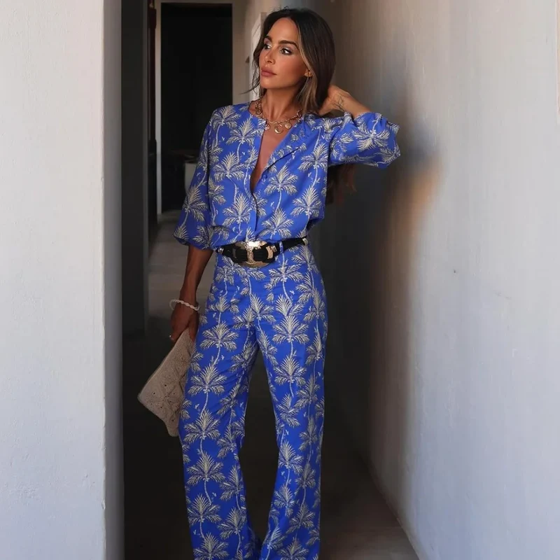 Ensemble Blouse Pantalon Chic