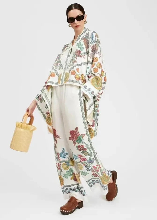 Ensemble Satin Vintage Chic
