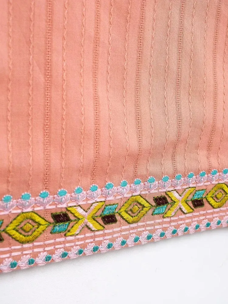 Veste Vintage Fleurie Sans Manches