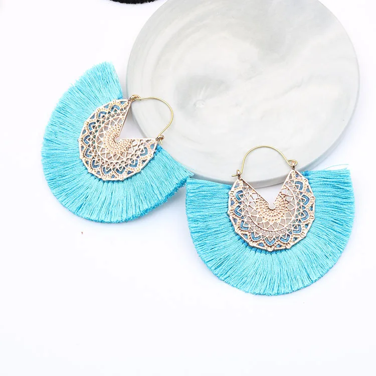Boucles d'Oreilles A Franges Boheme