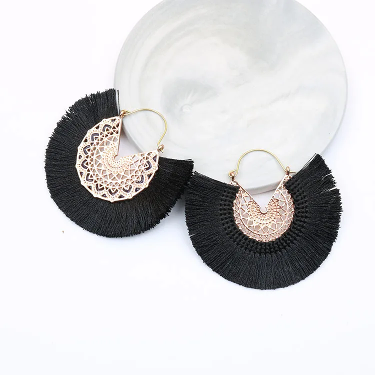 Boucles d'Oreilles A Franges Boheme