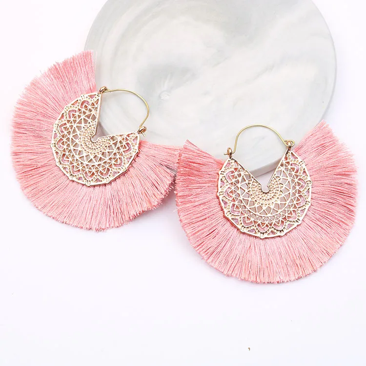 Boucles d'Oreilles A Franges Boheme