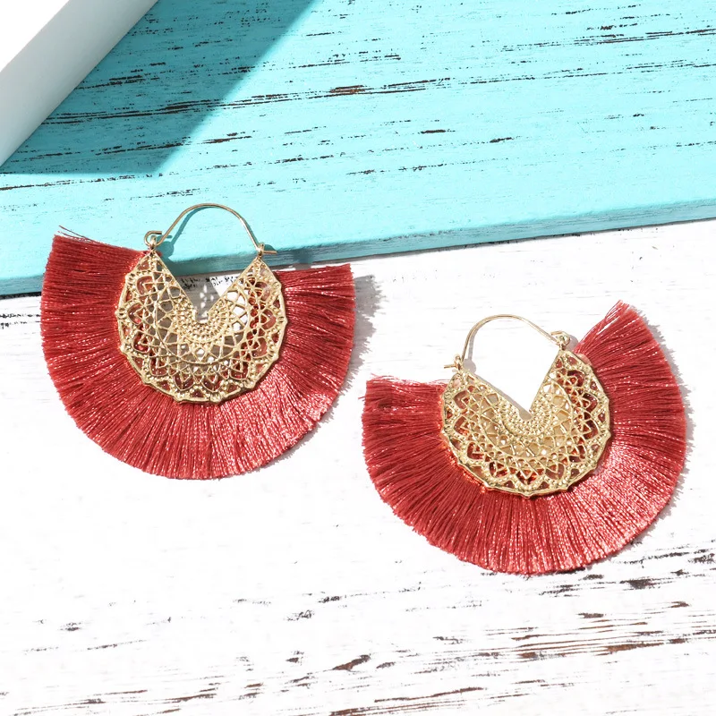 Boucles d'Oreilles A Franges Boheme