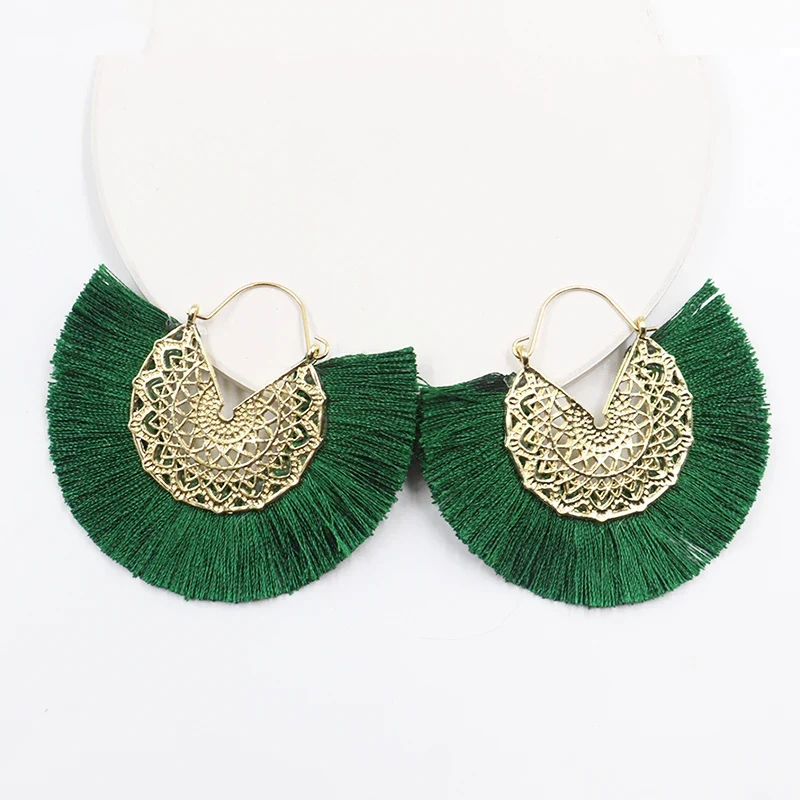 Boucles d'Oreilles A Franges Boheme