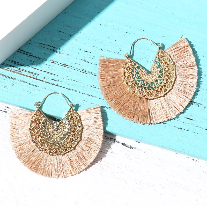 Boucles d'Oreilles A Franges Boheme