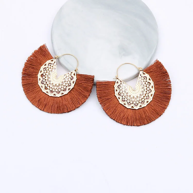 Boucles d'Oreilles A Franges Boheme