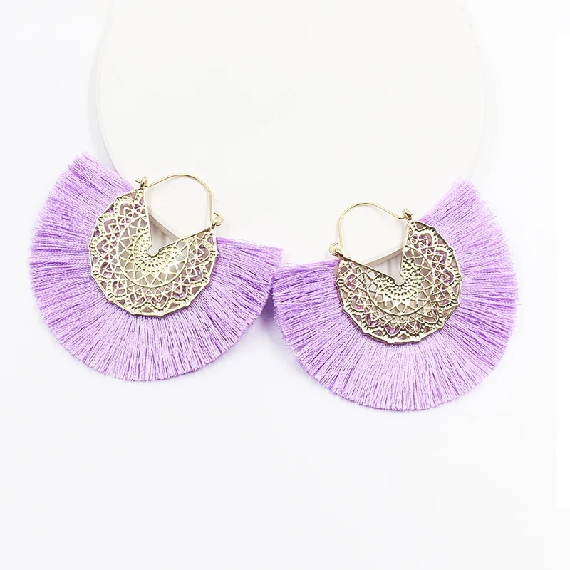 Boucles d'Oreilles A Franges Boheme