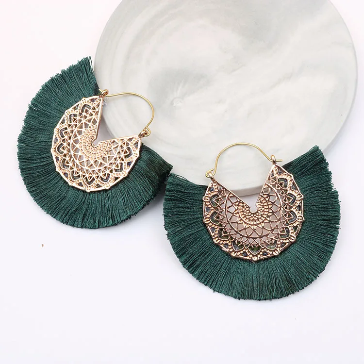 Boucles d'Oreilles A Franges Boheme