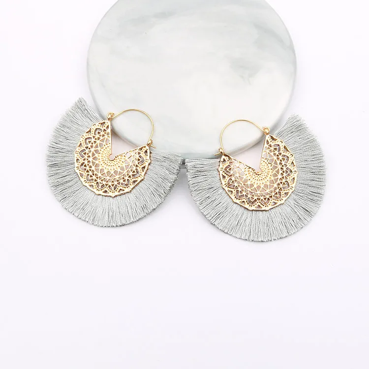 Boucles d'Oreilles A Franges Boheme
