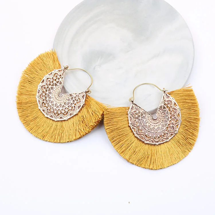 Boucles d'Oreilles A Franges Boheme