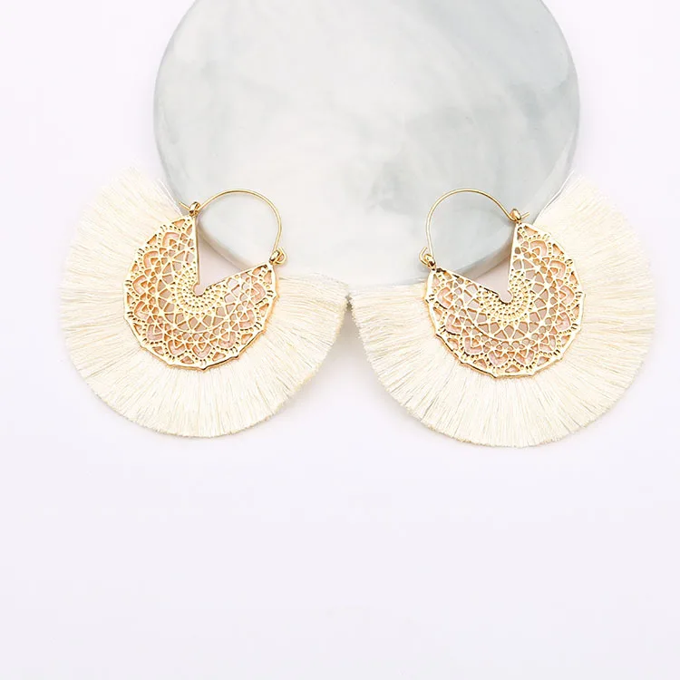 Boucles d'Oreilles A Franges Boheme
