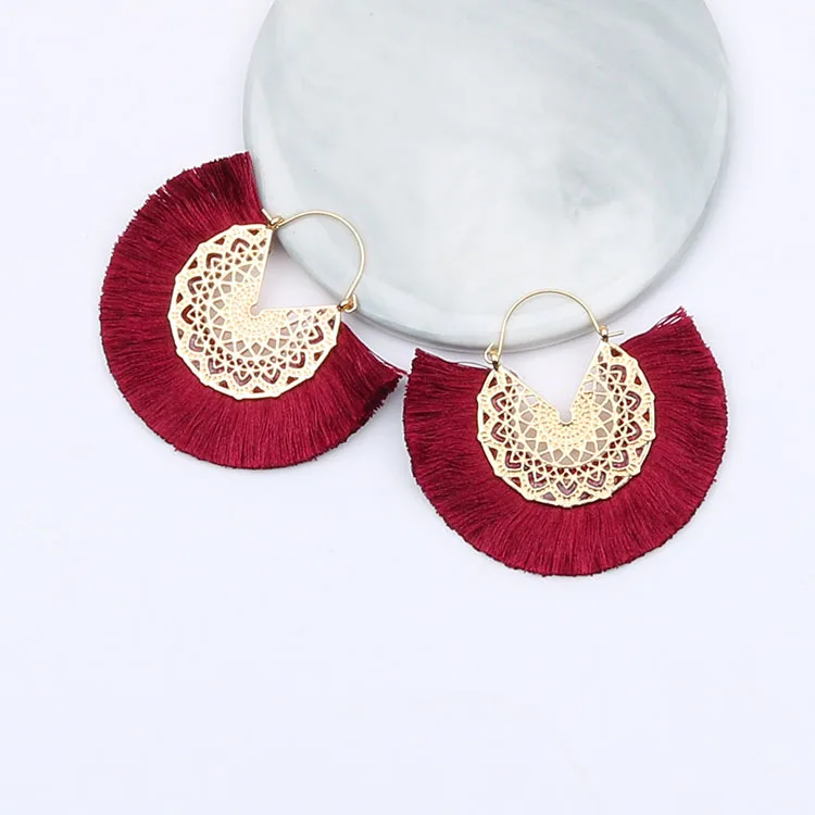 Boucles d'Oreilles A Franges Boheme