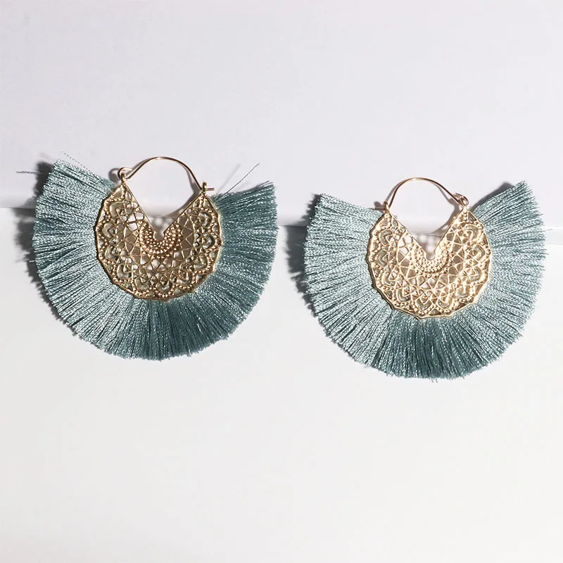Boucles d'Oreilles A Franges Boheme