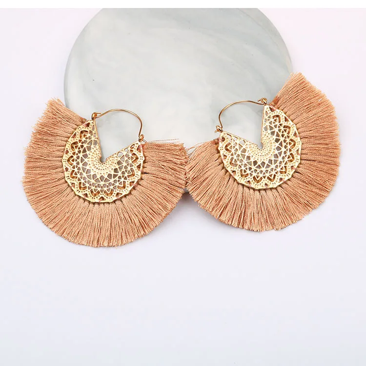 Boucles d'Oreilles A Franges Boheme