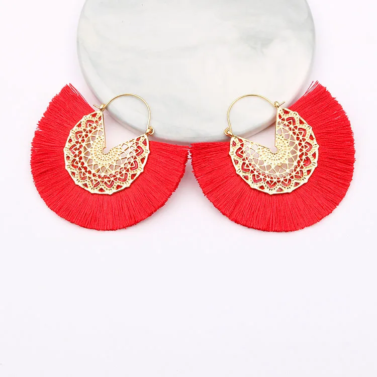Boucles d'Oreilles A Franges Boheme