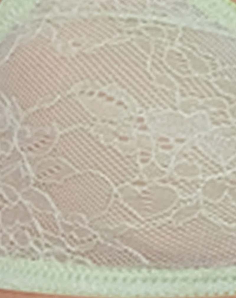 Soutien-gorge Lengkai en dentelle vert pastel