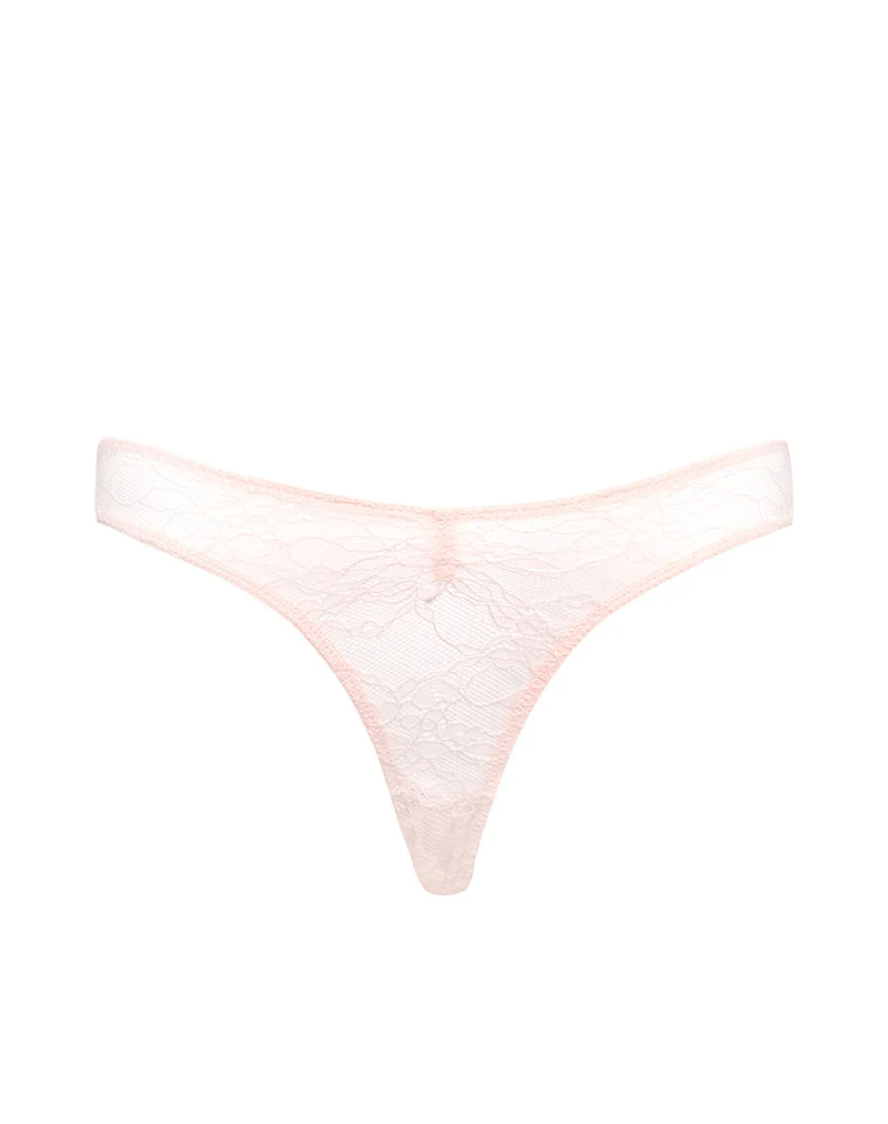 Kukila Culotte brésilienne en dentelle Marys Rose Rose