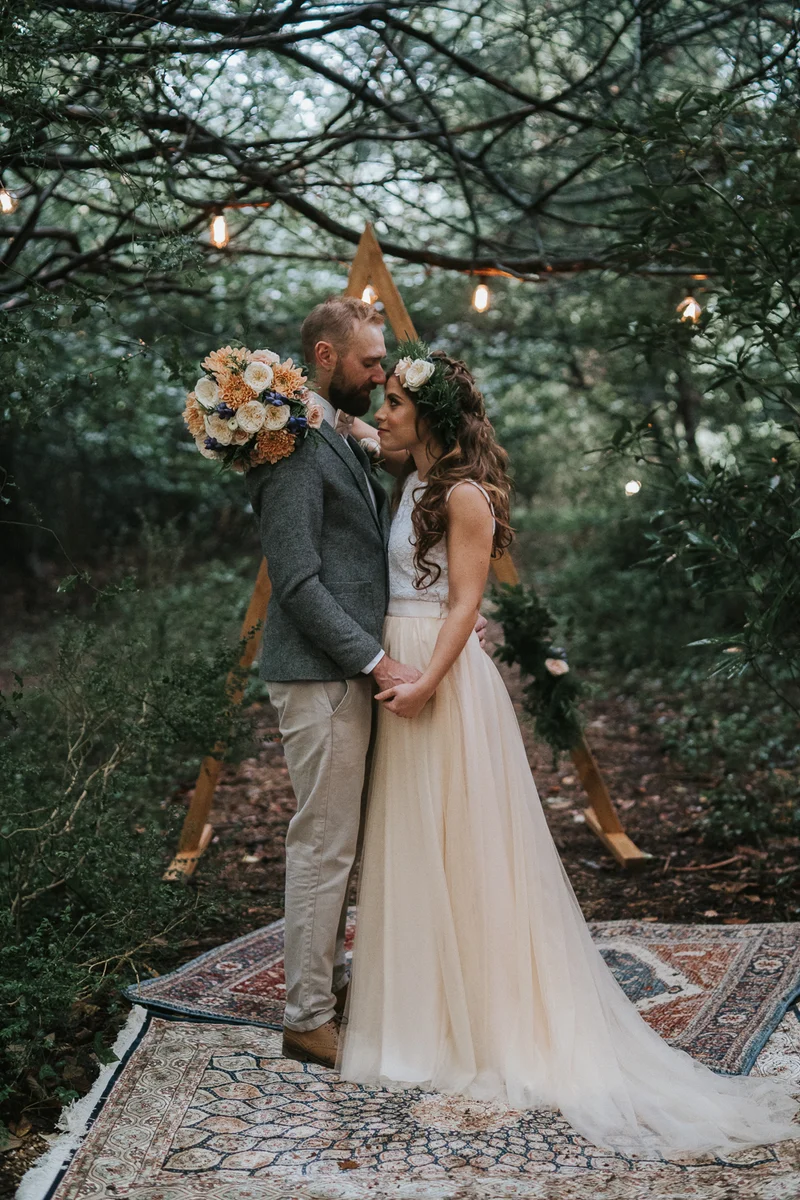 Robe de mariée rustique décontractée en dentelle, haut court, séparations de mariée avec jupe nue